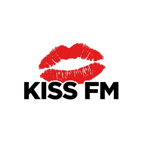 headful software Red lipstick kiss print above bold black text reading