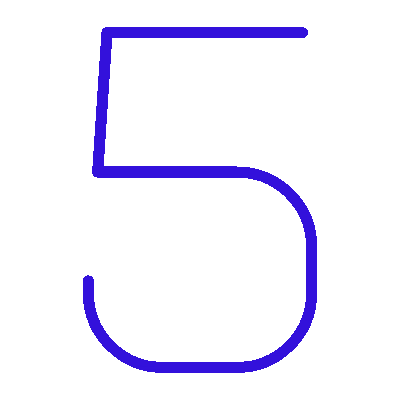 headful software A large, blue outline of the number 5 on a white background symbolizes clarity—perfect for highlighting Project Communication.
